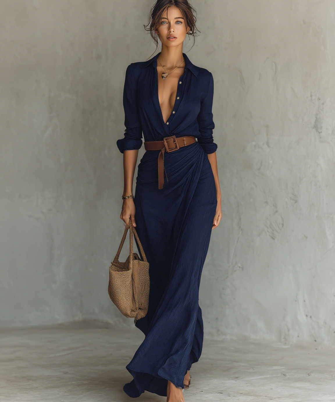 Viktoria | Długie, swobodne sukienki